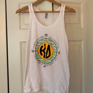 Kappa Delta White Tank Top - Recruitment 2014 (KD)